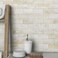 BeNice Marble Peel Stick Backsplash Tile Kitchen Blue Yellow Rust 10pcs