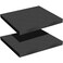 Frienda 2 Pcs Polyethylene Foam Sheet 18 x 16 x 1.5 Inch Cuttable Foam Inserts for Pads Toolbox Polyethylene Insert Packing Block Padding for Crafts Toolbox Storage, Black