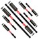Geinxurn 8PACK Impact Magnetic Screwdriver Bit Holders, Extension Socket Drill Bit Holder S2 Alloy Steel Hex Shank Quick-Change Drill Bit Guide（3inches and 6inches