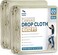 Utopia Home Canvas Drop Cloth 4x12 Ft, Drop Cloth for Painting, 2 Pack