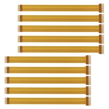 LT Easiyl 10pcs Camera Flex Ribbon Cable 15Pin to 22Pin FFC Flexible Flat Ribbon Cable Compatible with Raspberry Pi Zero/Zero W 15cm (6 inch