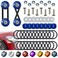 BFXM Universal Bumper Clips, Front Rear Bumper Quick Release Kit