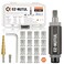 EZ-NUTUL Rivet Nut Installation Tool Set Flat Head Rivnut Threaded Insert Nut Kit SAEMetric for Metal Heavy Duty Zinc Plated Nutsert (3/8-16(Rivet Nut Tool-12pcs, Stainless