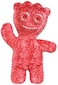 iscream Sour Patch Kids Candy Mini Embossed Character Shaped Pillow, Red