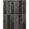 Smart Tiles Peel and Stick backsplash, Stacked Graphite Black, 11.43"x9