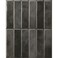 Smart Tiles Peel and Stick backsplash, Stacked Graphite Black, 11.43"x9