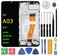 UYGHHK LCD Screen Replacement for Samsung Galaxy A03 SM-A035F SM-A035F/DS SM-A035M SM-A035G Assembly LCD Display Touch Screen Digitizer with Tools Adhesive Frame