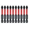 AUTOTOOLHOME 10 Pack PH2 Magnetic Anti-Slip Impact Driver Bits, 2 Inch