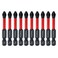 AUTOTOOLHOME 10 Pack PH2 Magnetic Anti-Slip Impact Driver Bits, 2 Inch