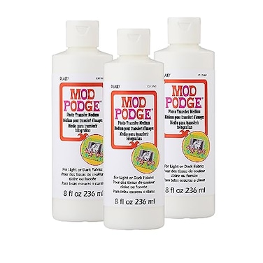 Mod Podge Photo Transfer Medium (8-Ounce, CS15067A, Clear- (Pack of 3