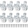 Yaocom 8 Pack Sliding Closet Bypass Door Hardware Rollers