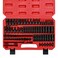 CASOMAN 1/4 Inch Drive Master Impact Socket Set with Adapters, U-Joint, ExtensionsTorx Socket, 86-Piece, 6-Point, SAE/Metric, Standard/Deep, CR-V