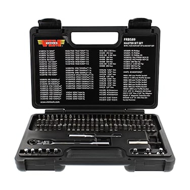 VIM Tools 89 PC Flex Ratchet BIT Socket Set 14 HEX DR