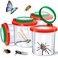 TORINALITAL Insert Bug Viewer for Kids, 4PCS Magnifying Insect Box Bug Catcher Kit