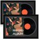 Colingmill 2 Pcs Vinyl Record Display Frame, Black Matting