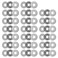 uxcell 20pcs AXK0619 Thrust Needle Roller Bearings with Washers 6mm Bore