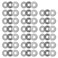 uxcell 20pcs AXK0619 Thrust Needle Roller Bearings with Washers 6mm Bore