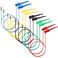 Sumnacon 10Pcs Test Hook to Female Jumper Wires for Electrical Testing