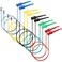 Sumnacon 10Pcs Test Hook to Female Jumper Wires for Electrical Testing