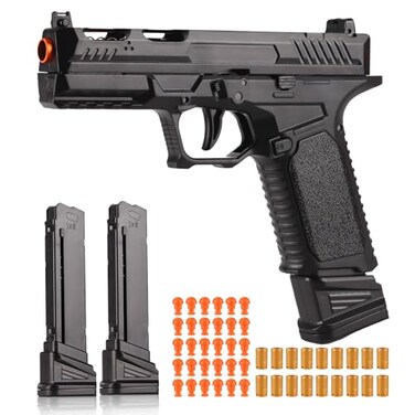 SHOOTOSE Soft Bullet Toy Gun Pistol, Shell Eject Foam Blaster 32FT Range for Boys 8