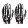 FINGER TEN Golf Gloves Men Left Hand Right, 2 Pack(BlackBones, Large Left
