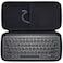 Lebakort Hard Carry Case Compatible with Logitech MX Keys Mini Minimalist Illuminated Keyboard (Graphite Case
