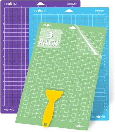HTVRONT Cutting Mats Compatible with Cricut Joy Xtra, 3 Pack