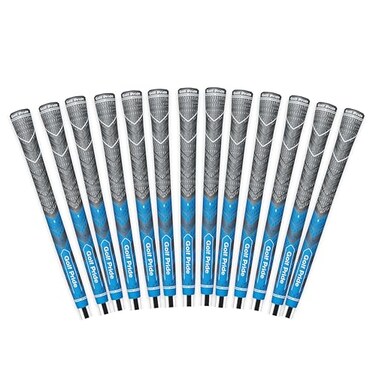 Golf Pride MCC Plus4 Golf Club Grip, Blue, Midsize, 13 Pack