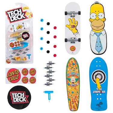 TECH DECK Simpsons Ultra DLX Customizable Fingerboards 4-Pack