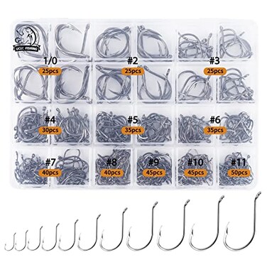 UCEC Octopus Hooks Saltwater Freshwater Small Fishing Hooks Hook Set