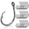UCEC 6/0 Inline Circle Hooks for Catfish Saltwater Freshwater Fishing Hooks