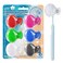 UCEC 6 Pack Toothbrush Covers Caps, Toothbrush Protector Head Covers Case