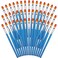 Sherr 48 Pcs Paint Brush Set Bulk, 0.7 Inch, Filbert Style