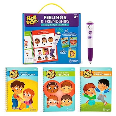 Educational Insights Hot Dots FeelingsFriendships Workbook Set