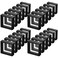 Queekay 60 Pcs 3D Floating Display Case 2.8 x 2.8 x 0.8 Inch Black