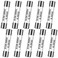 Kingdder 10 Pcs 0.5A 600V Multimeter Fuse, Ceramic Fast Acting