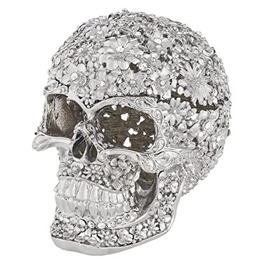 Olivia Riegel Silver Everleigh Skull Box - CB2302