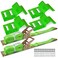 Digank E Track Wheel Chock Tie Down Kit, 2in*15ft Heavy Duty Trailer Tie Downs