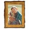 Golden State Art 5x7 Picture Frame Rustic Brown,Solid WoodBark EdgeGlass