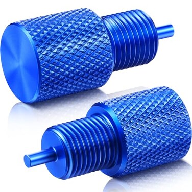 Frienda 2 Pcs Brake Proportioning Valve Bleeder Tool Shuttle Valve Bleed Tool Kit Compatible with Disc/disc/drum Pv2 Pv4 Combination Valves (Blue