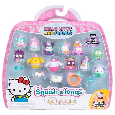 Squish-a-longs Hello Kitty and Friends Dreamland Mini-SquishAccessory 12-Pack