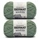 Bernat Maker, Cotton Soft Yarn for Crocheting, Lichen, 2-Pack