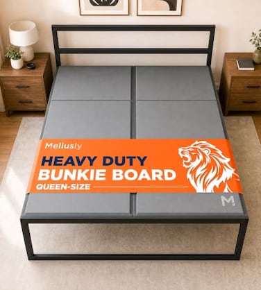 Meliusly Heavy Duty Bunkie Board Queen Size (60x80- Under Bed Support