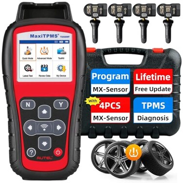 Autel MaxiTPMS TS508WF TPMS Programming Tool, w/$120 4PCS Autel TPMS Sensor