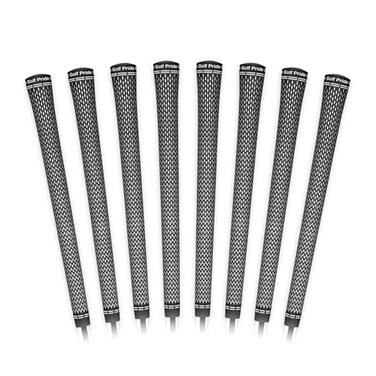 Golf Pride Tour Velvet 360 Golf Grip, White, Midsize, 8 Pack
