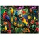 BenBen 1000 Piece Jigsaw Puzzle for Adults, Jungle Parrots, Patterned Back