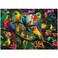 BenBen 1000 Piece Jigsaw Puzzle for Adults, Jungle Parrots, Patterned Back