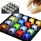 Pasacho Lights Bricks Accessories, 16pcs 2x2 2x3 Clear LED Light Up Kit