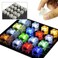 Pasacho Lights Bricks Accessories, 16pcs 2x2 2x3 Clear LED Light Up Kit