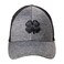 Black Clover Unisex Lucky Heather Mesh Black/Grey Fitted Golf Hat, Small/Medium